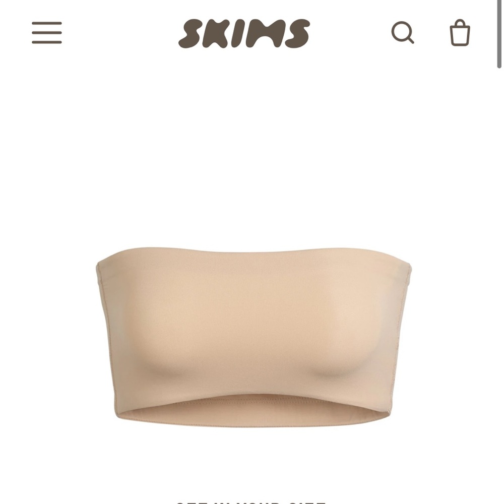 Skims FITS EVERYBODY BANDEAU BRA - Clay